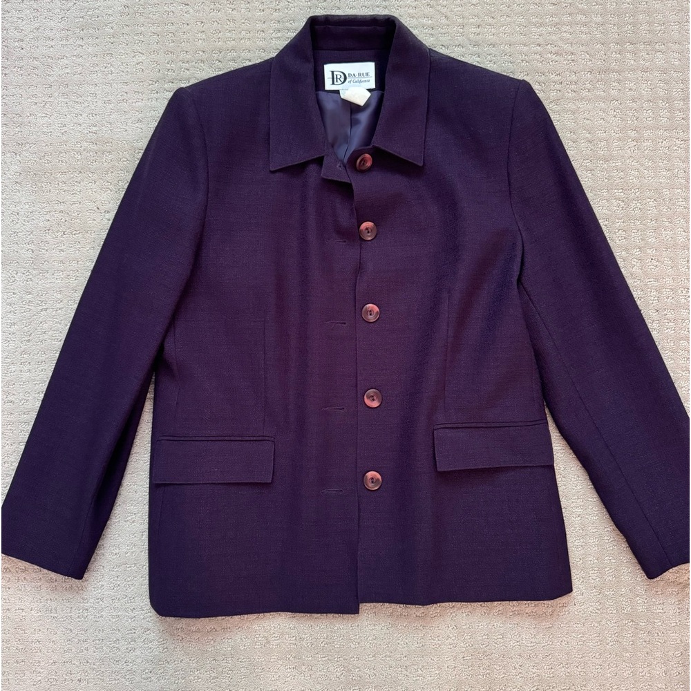 Women’s vintage button-down blazer size 10